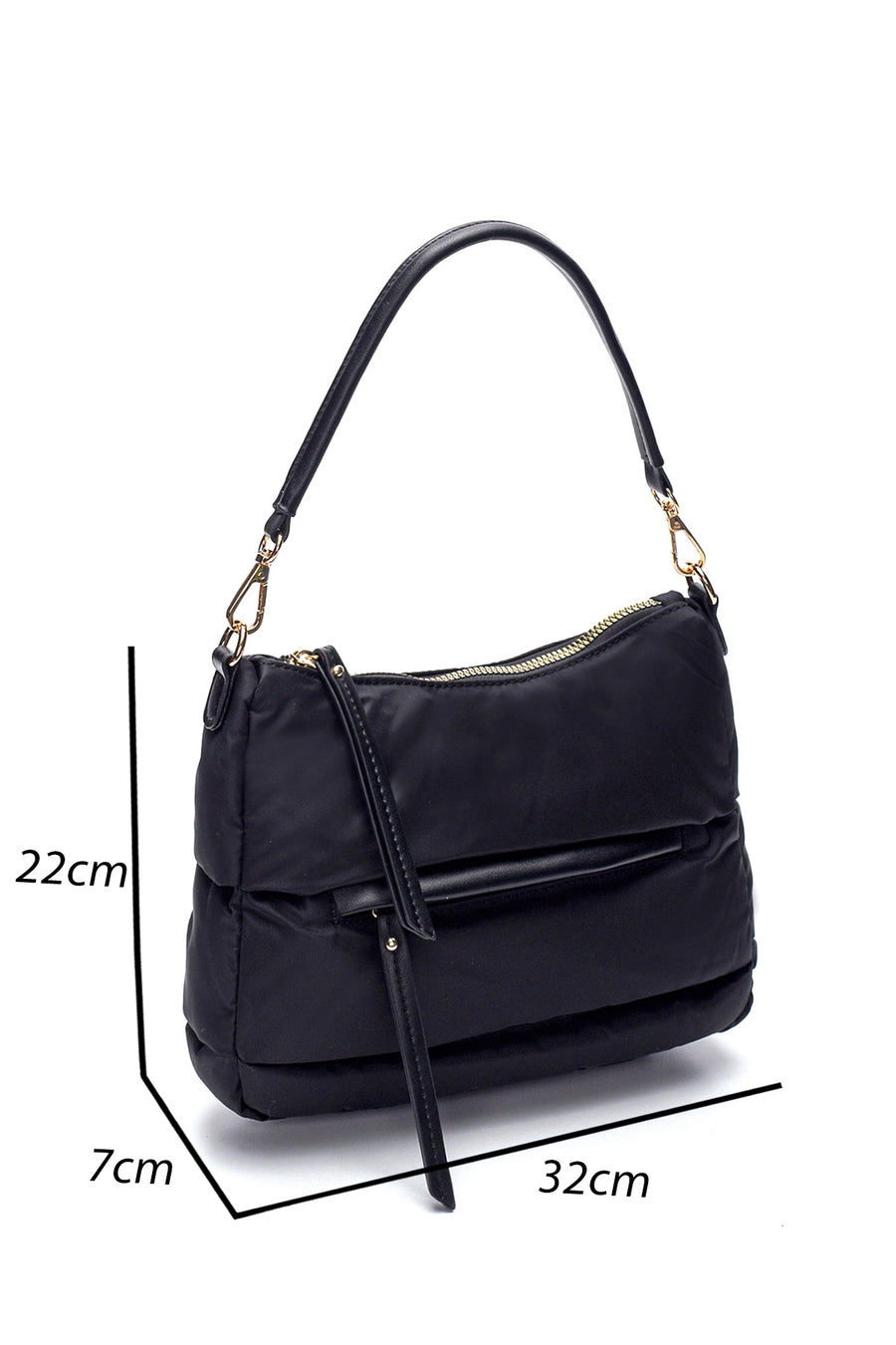 Women's Black Shoulder Bag