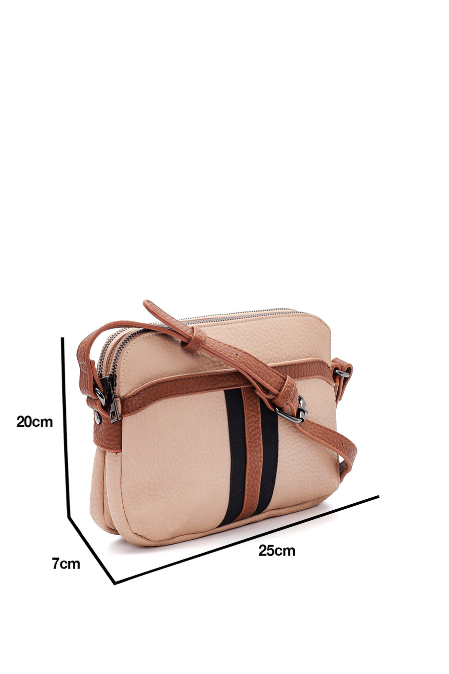 Women's Multicolor Faux Leather Crossbody Bag
