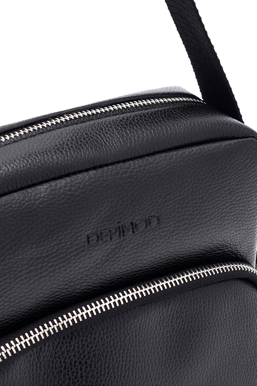 Men's Black Messenger Bag