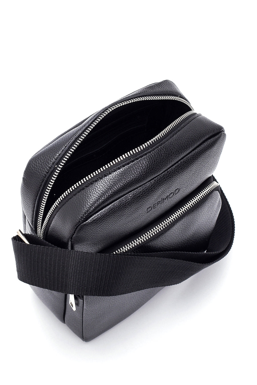Men's Black Messenger Bag
