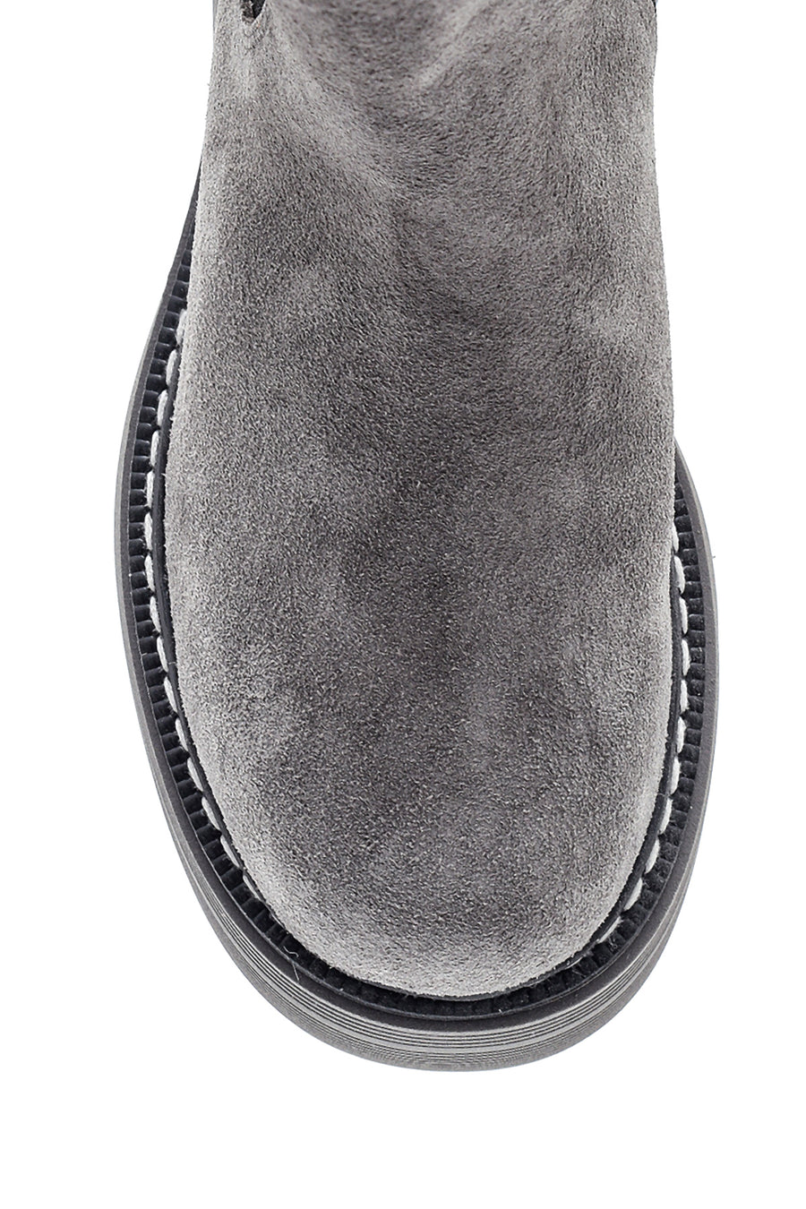 Women's Leather Suede High Sole Chelsea Boots