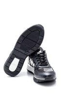 Kadın Deri Fermuar Detaylı Sneaker | Derimod