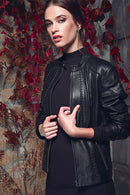 Julia Women's Leather Jacket | Derimod