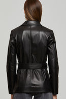 Jetset Women's Leather Jacket | Derimod