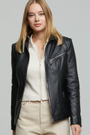 Patricia Women's Leather Jacket | Derimod