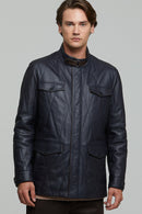 Ronaldo Men's Leather Jacket | Derimod