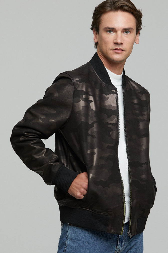 Iniesta Men's Leather Jacket