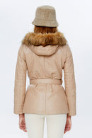 Angela Women's Leather Jacket | Derimod