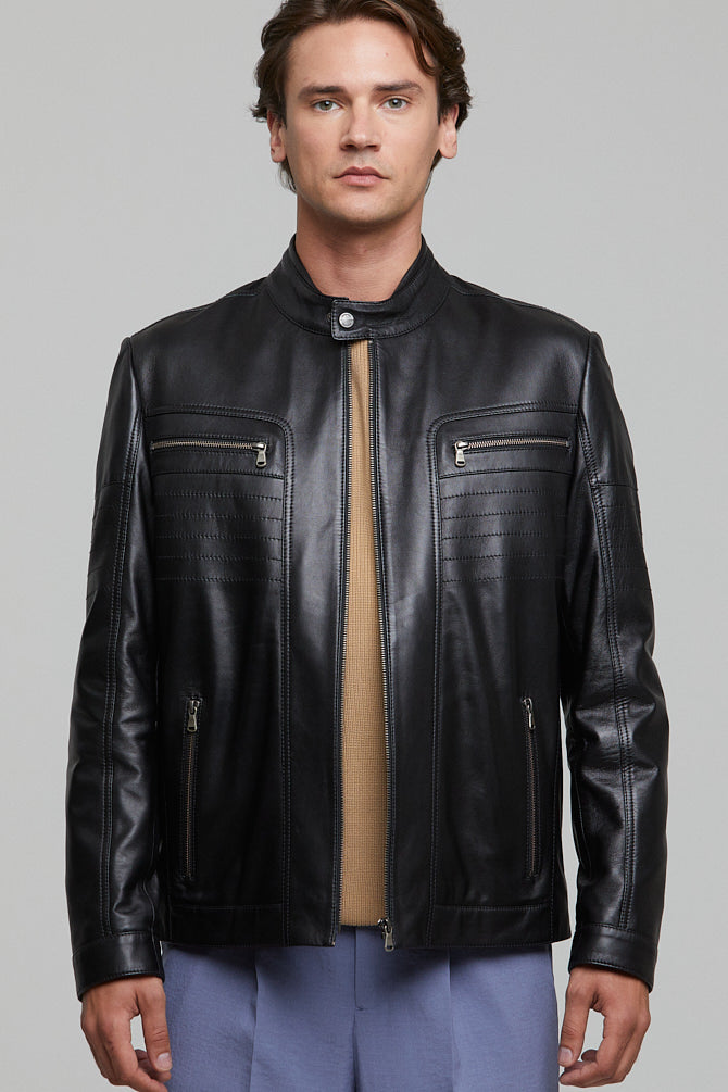 George Men's Leather Jacket
