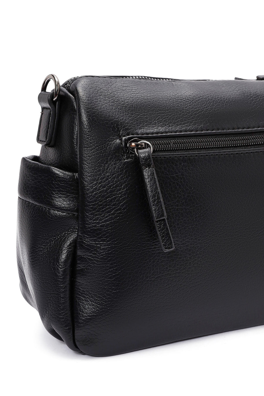 Women's Black Long Strap Crossbody Bag