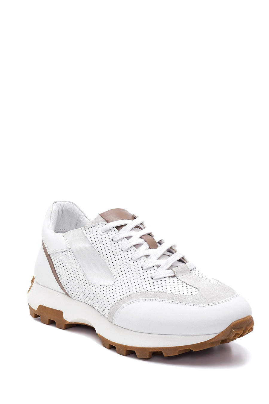 Erkek Deri Desenli Sneaker