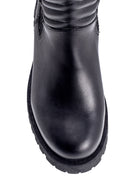 Women's Leather Long Chelsea Boots | Derimod