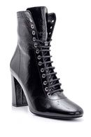 Women's Patent Leather Heeled Boots | Derimod