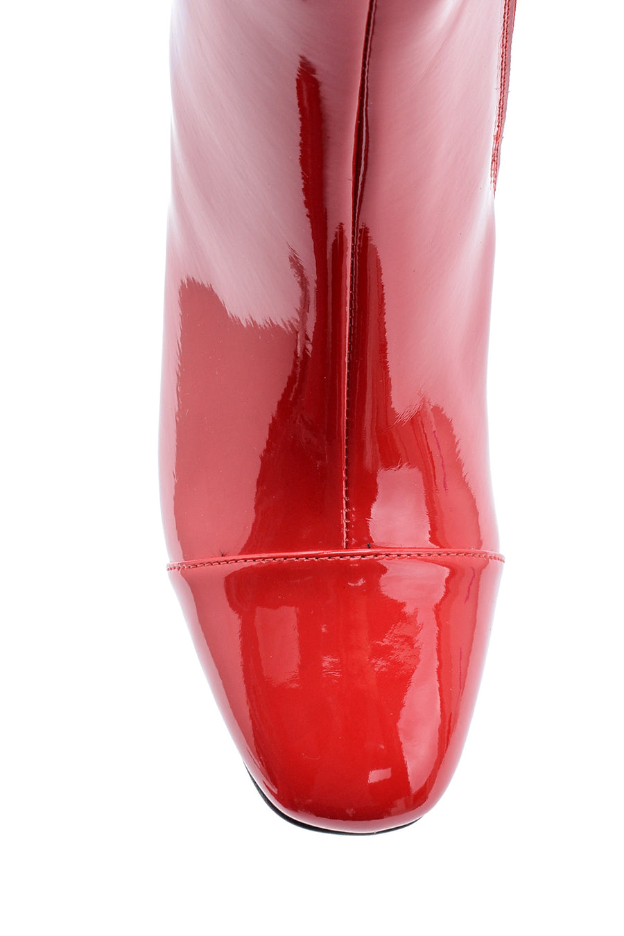 Women's Heeled Patent Leather Boots