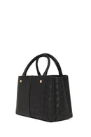 Women's Black Long Strap Printed Classic Shoulder Bag | Derimod