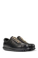 Camper Black Women's Pelotas Ariel Leather Sports Shoes | Derimod