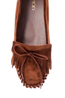 Women's Suede Leather Loafer | Derimod