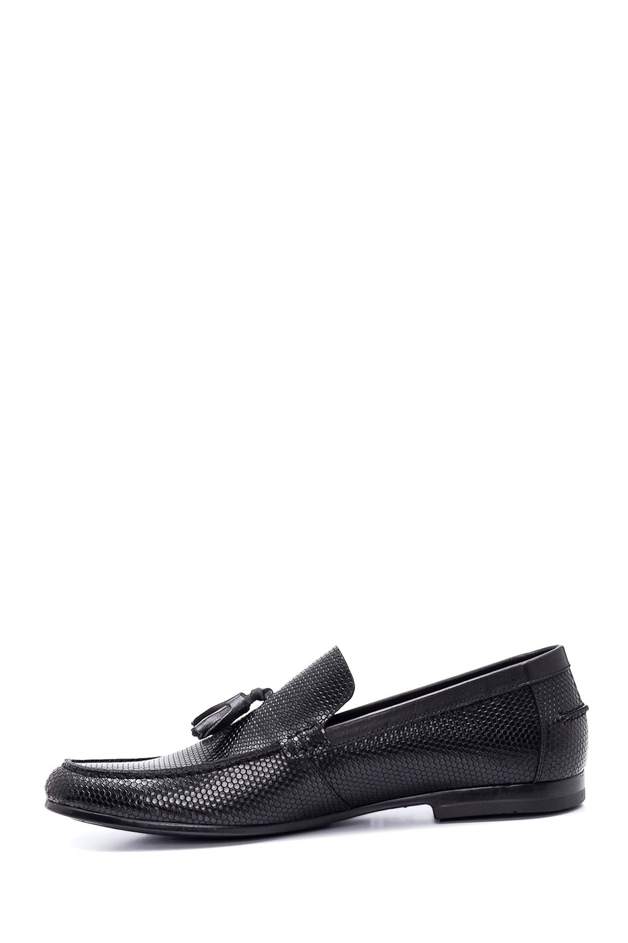 Erkek Deri Baskılı Loafer