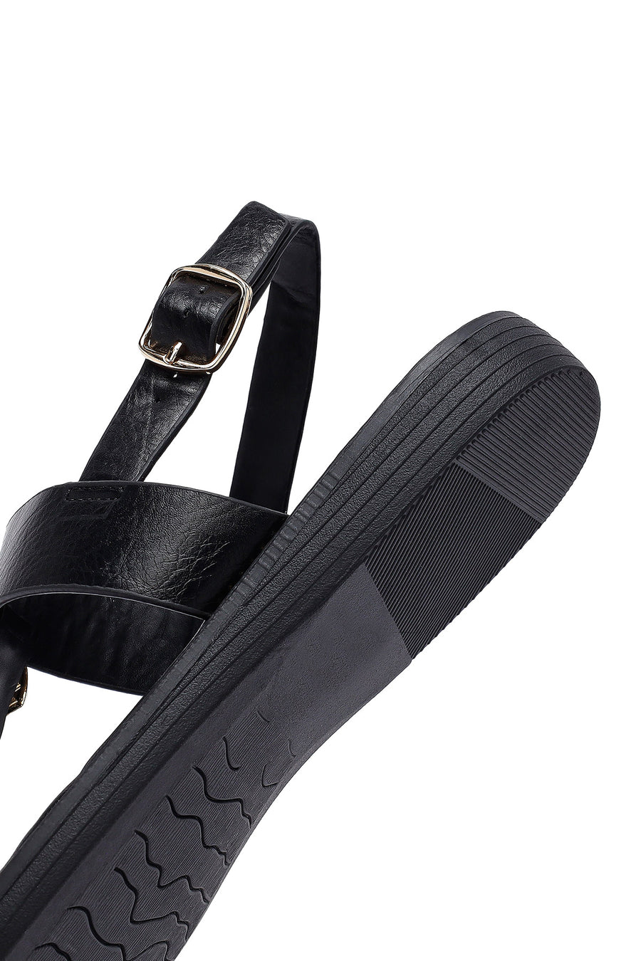Woman Black Accessory Detailed Sandals