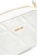 Women's White Quilted Crossbody Bag | Derimod