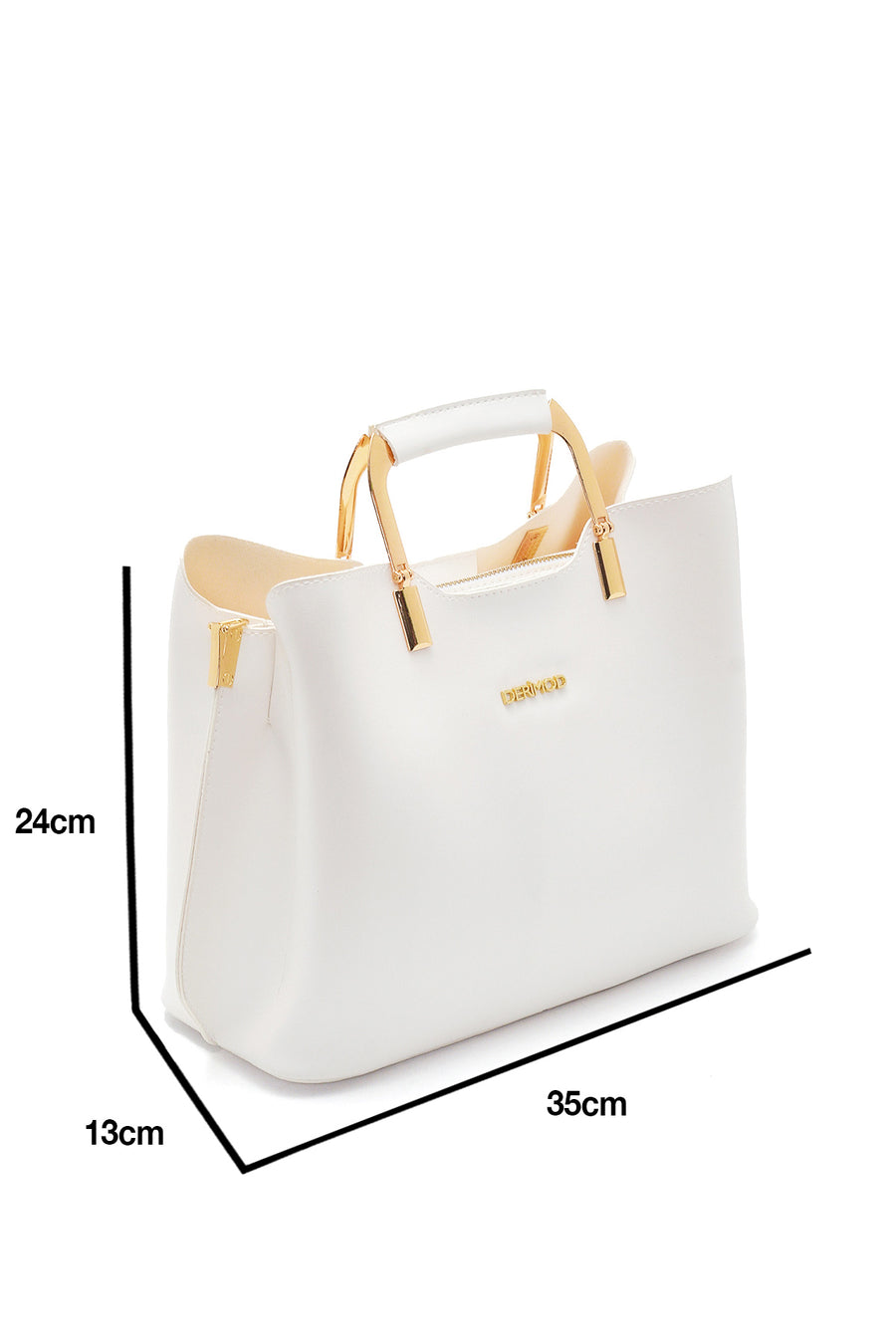 Women's White Casual Handbag
