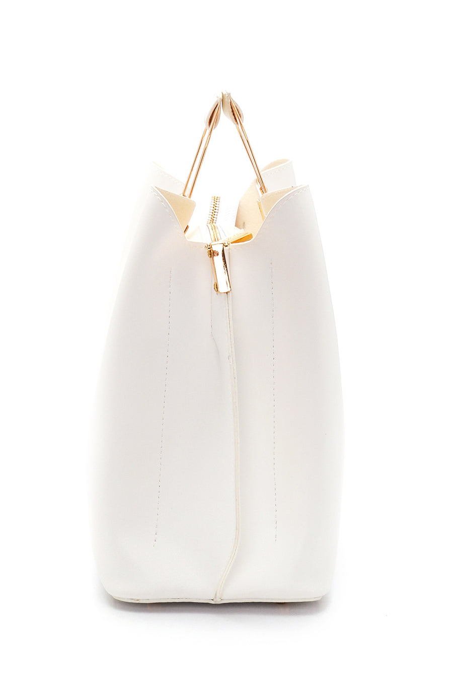 Women's White Casual Handbag