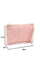 Women's Pink Fabric Portfolio | Derimod