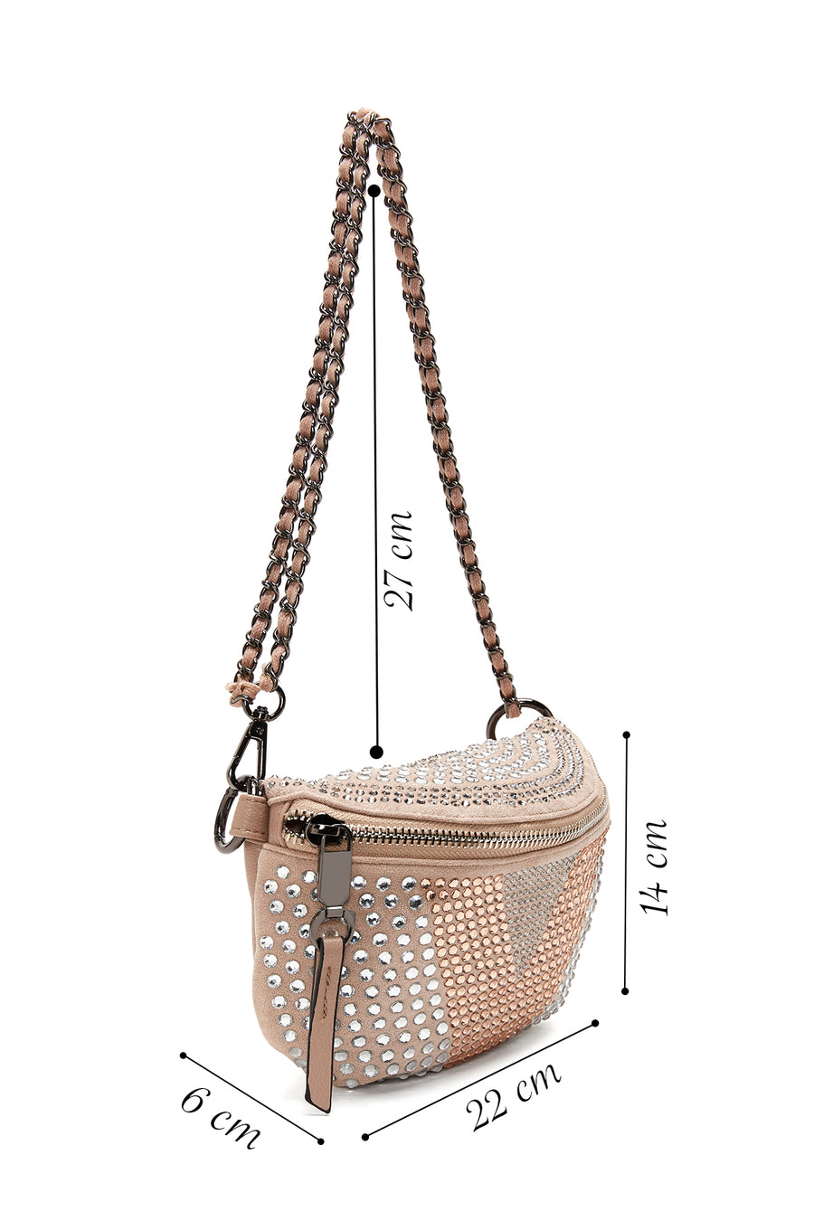 Women's Studded Waist Bag