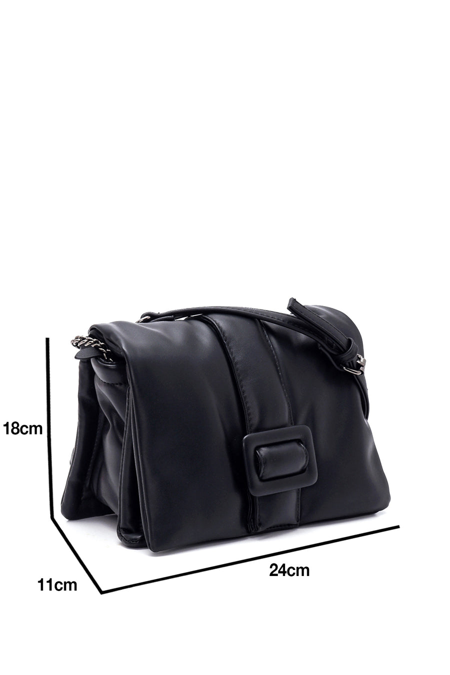 Women's Buckle Crossbody Bag