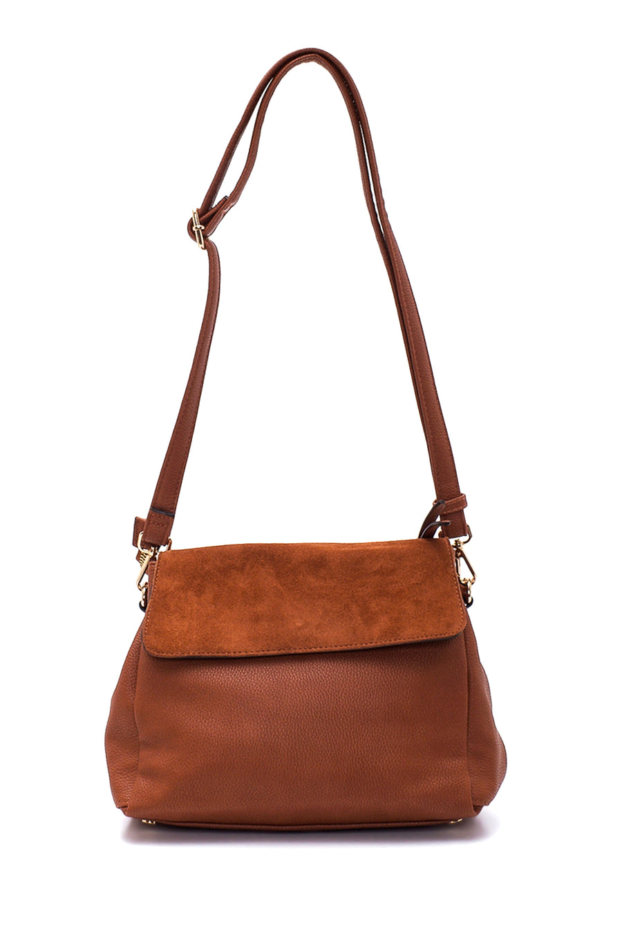 Women's Suede Detailed Shoulder Bag