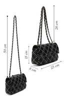 Women's Patterned Crossbody Bag | Derimod