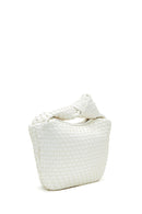 Women's White Braided Handbag | Derimod