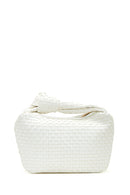 Women's White Braided Handbag | Derimod