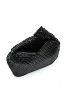 Women's Black Braided Handbag | Derimod