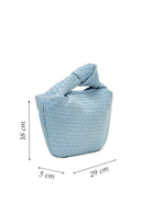 Women's Blue Braided Handbag | Derimod