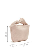 Women's Pink Braided Handbag | Derimod