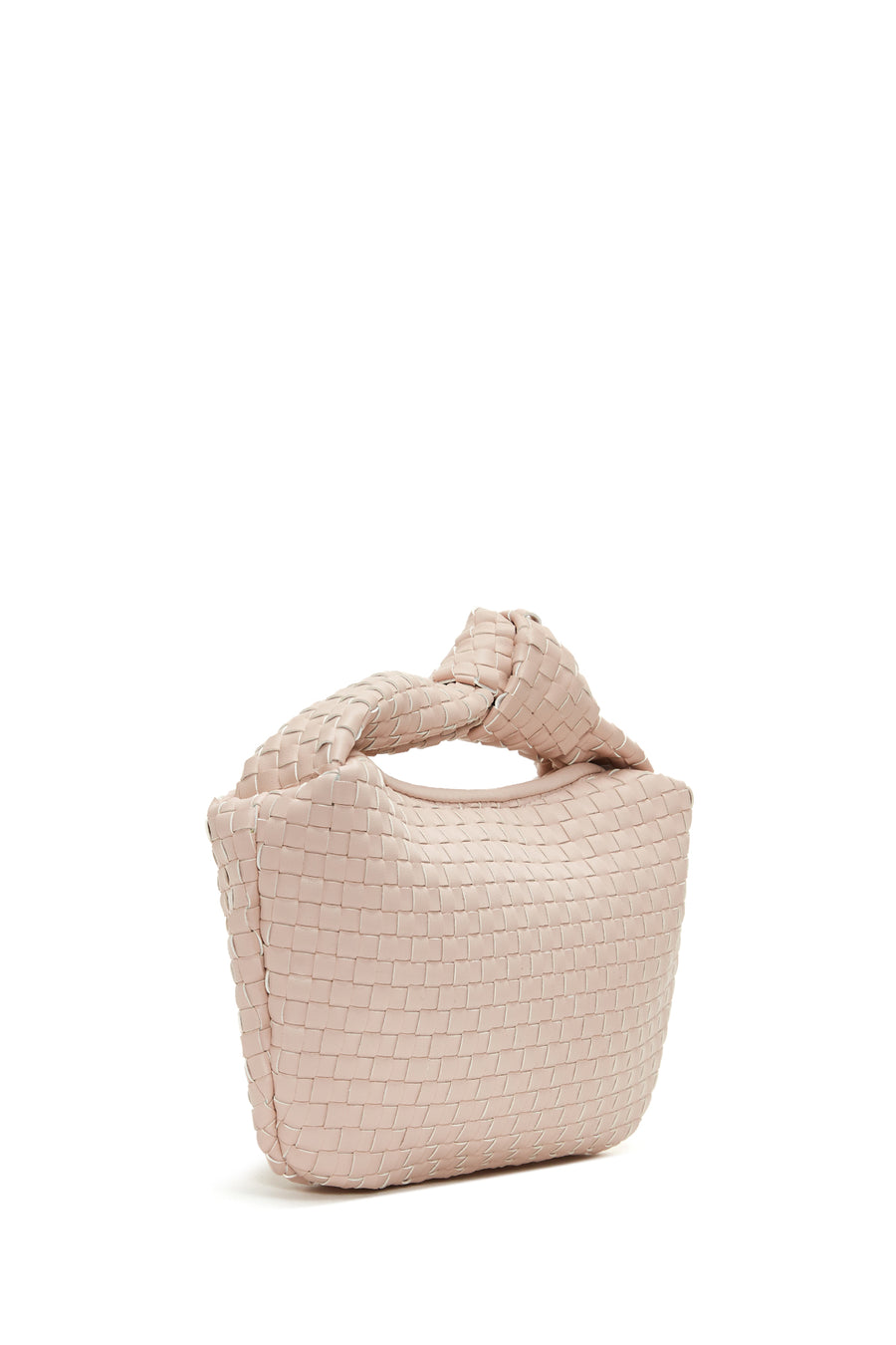 Women's Pink Braided Handbag