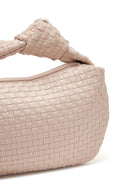 Women's Pink Braided Handbag | Derimod