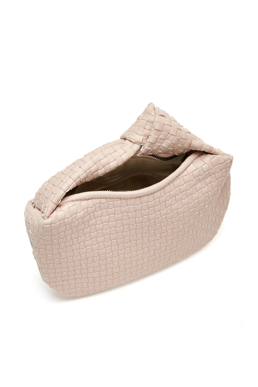 Women's Pink Braided Handbag