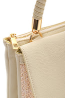Women's Beige Straw Shoulder Bag | Derimod