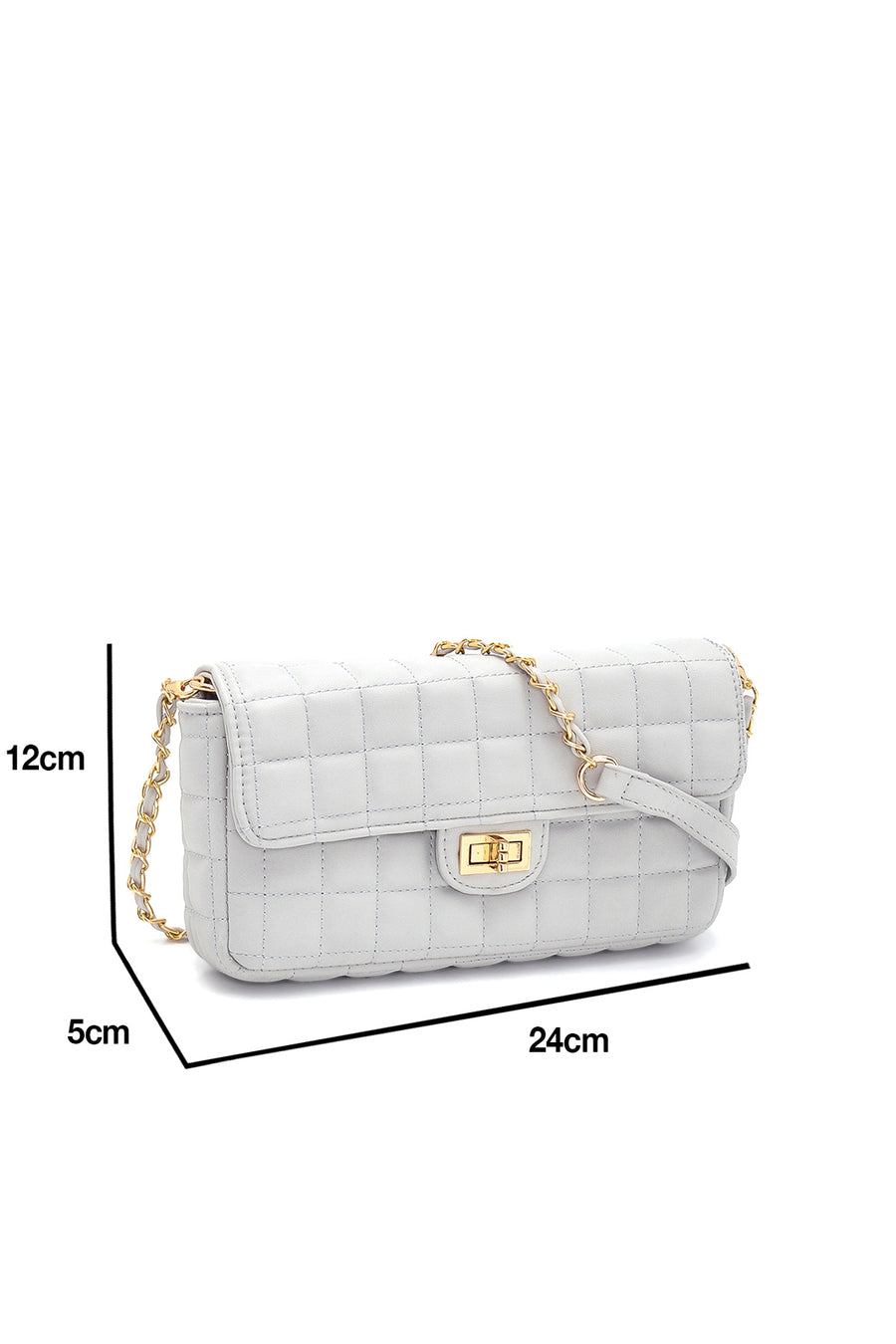 Women's Quilted Crossbody Bag