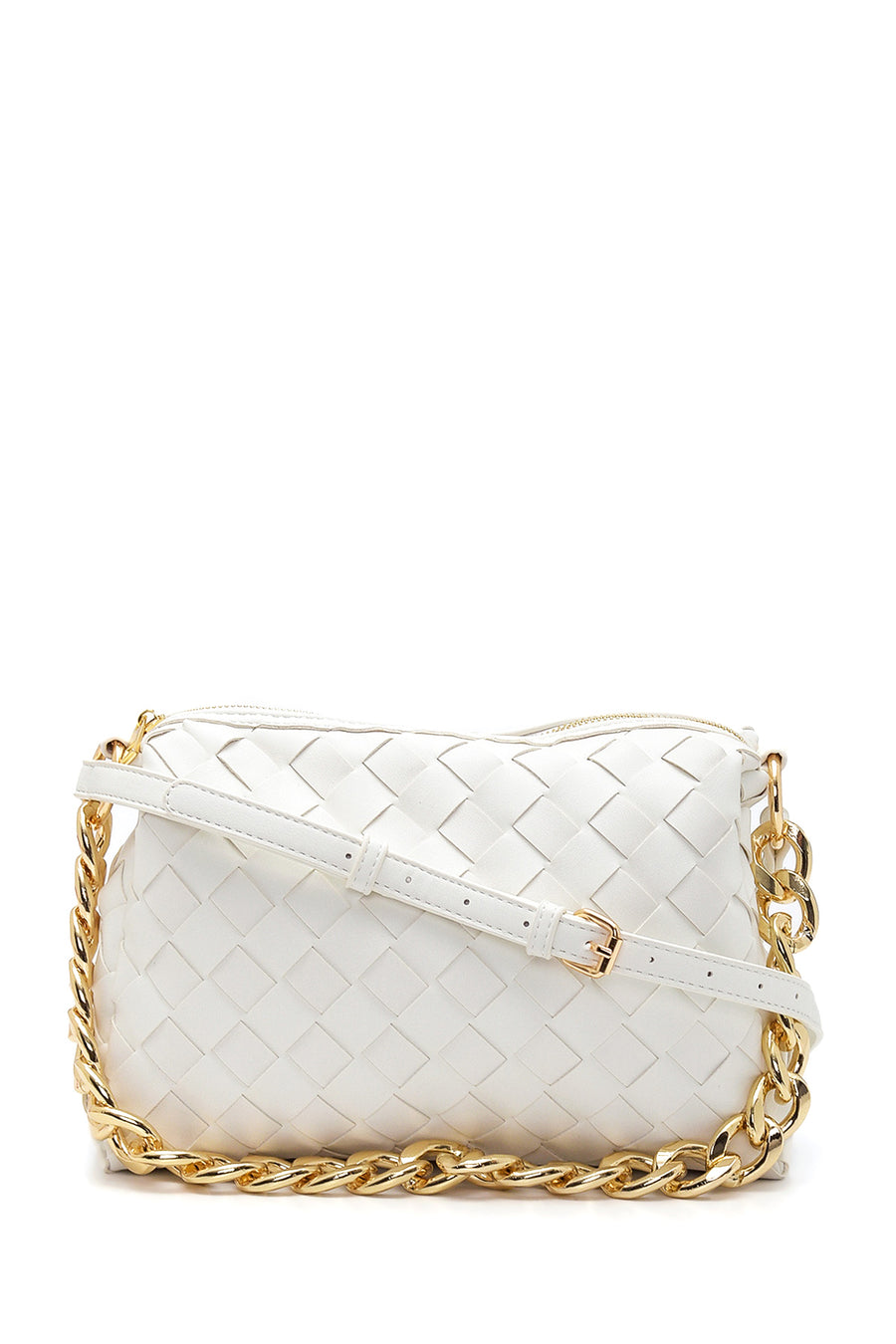 Women's White Faux Leather Handbag 22SBD272029 | Derimod