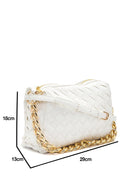 Women's White Faux Leather Handbag | Derimod
