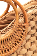 Women's Beige Straw Handbag | Derimod
