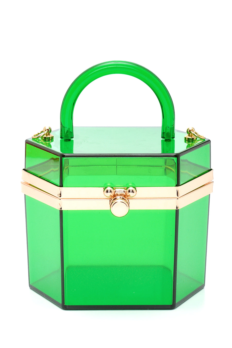Women's Green Transparent Handbag 22SBD2740PV | Derimod