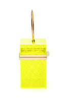 Women's Transparent Cube Clutch Bag | Derimod