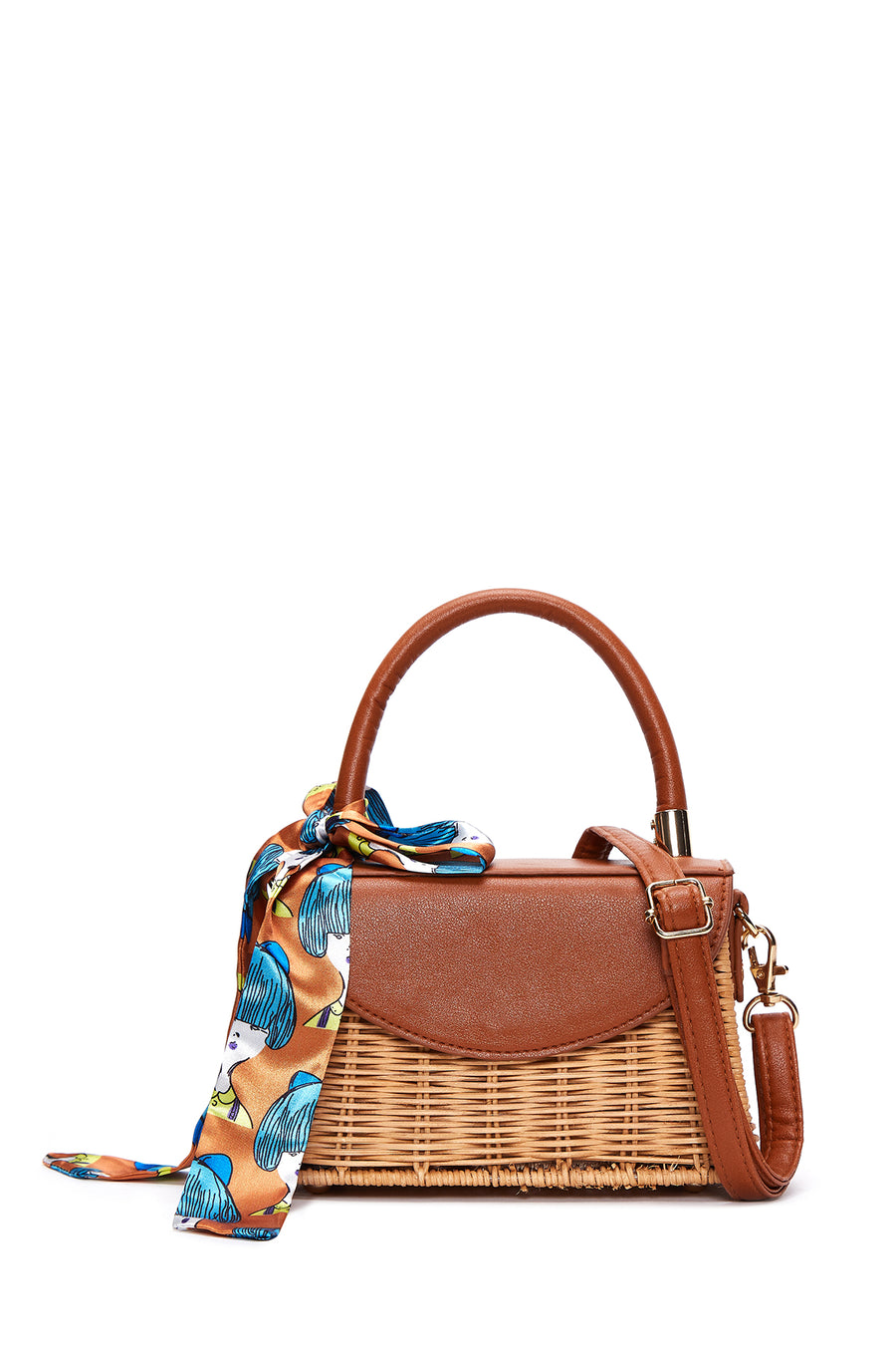 Kadın Bej Hasır Çapraz Çanta 22SBD2751M7 | Derimod