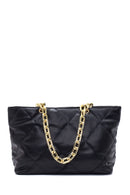 Women's Black Faux Leather Shoulder Bag | Derimod