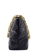 Women's Black Faux Leather Shoulder Bag | Derimod