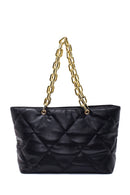 Women's Black Faux Leather Shoulder Bag | Derimod
